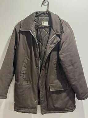 Vintage TYPE B34 Cold Weather Work Coat Jacket Military Brown